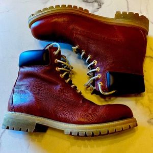 Limited Release! Timberland NFL Football leather brown boot